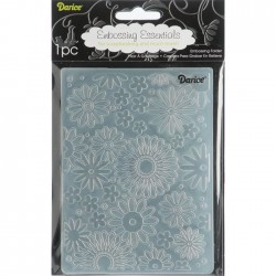 Embossing Folder - Flower Frenzy Background