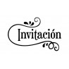 Sello caucho Invitación