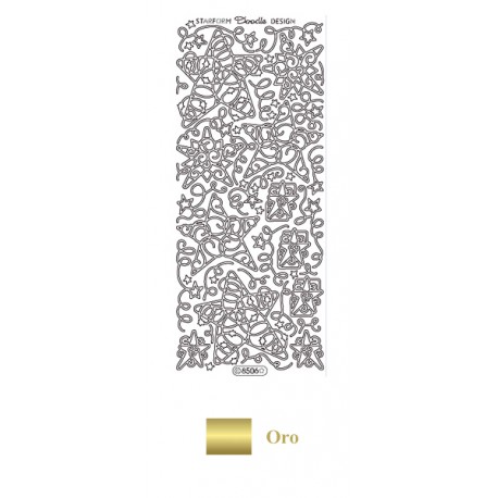 Peel Off - Estrellas navideñas oro