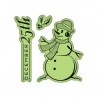 Sello Mini Cling - Snowman