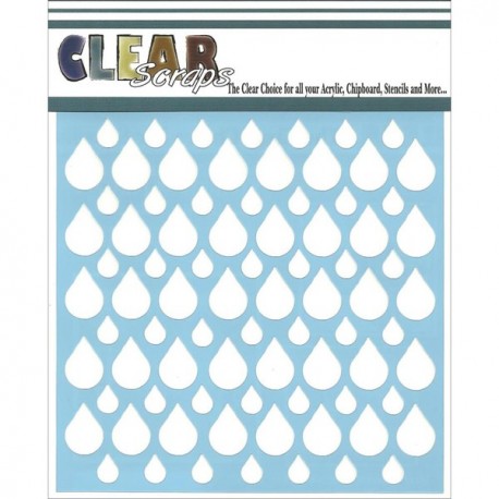 Template 6X6 - Rain Drop