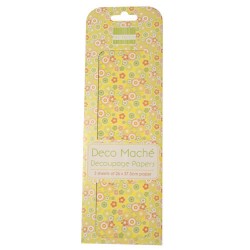 Papel decorado para la técnica del decoupage Deco Maché first Edition Disty Floral