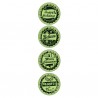 Christmas Cling Stamps - Holiday Bottle Caps