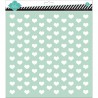 Template 12X12 -Tiny Hearts