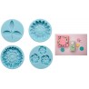 Clay Silicone Mold - Flowers And Leaf