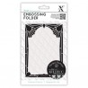 Embossing folder - Diamond frame