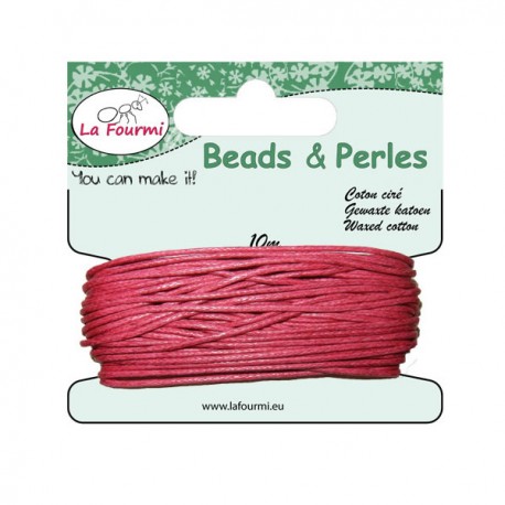 Algodón encerado 1mm - fucsia