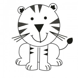 Mini Clear Stamps Tiger
