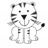 Mini Clear Stamps Tiger