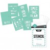 Mini Stencils Kit - Words