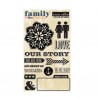 Family Stories Clear Stamps 4X6