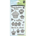 Clear Stamps 4X8 - Birthday Cupcake