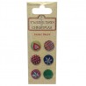 Twelve Days of Christmas Fabric brads