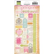 Vintage Lace Cardstock Stickers