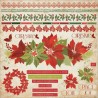 Christmas Carol Borders Stickers
