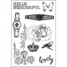 Cigar Box Secret  Cling Rubber Stamps