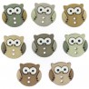 Botones - Owls