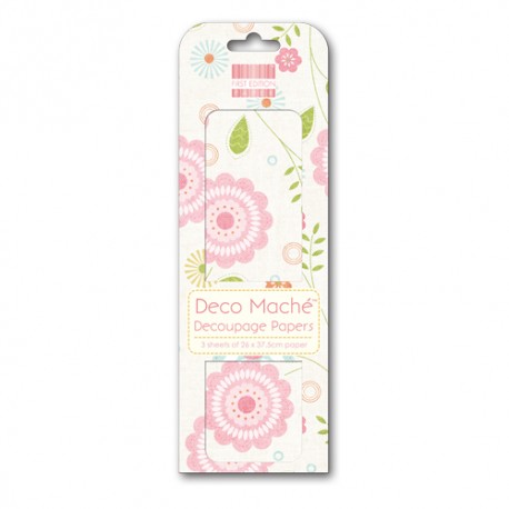 Papel decorado para la técnica del decoupage Deco Maché first Edition Spring Bloom Papel decorado para la técnica del decoupage Deco Maché first Edition Spring Bloom