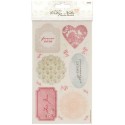Vintage Notes - Canvas Stickers