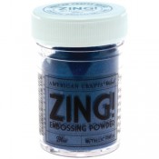 Zing Metallic Emboss - Azul
