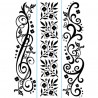 Embossing Folder Borders - Flourishes  3 Ud