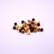Round Wood Beads 6mm Earthtone