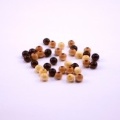 Round Wood Beads 8mm Earthtone