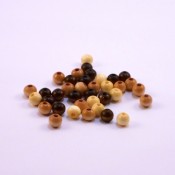 Round Wood Beads 10mm Earthtone