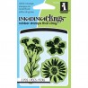 Meadow flowers - Cling mini Stamp