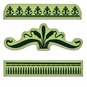 Borders Cling mini Stamp