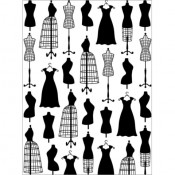 Embossing folder Darice - Dress Form Small