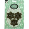 Metal charms Flores