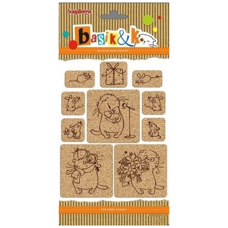 Cork Stickers Basik & Ko 1