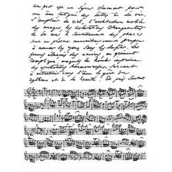  Artemio Sellos acrílicos transparentes Texto y Musica (10001048)