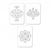Sizzlits Die Set - Decorative Accent & Flower Wreath.