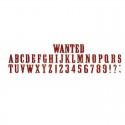 Sizzlits - Strip Die Wanted ABC