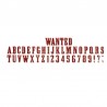 Sizzlits - Strip Die Wanted ABC