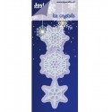 Set de 3 troqueles Copo de nieve