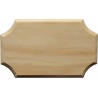 Placa de madera Rectangulo festone