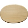 Placa de madera Ovalo