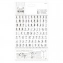 Set Sellos acrilicos Alpha and Numbers