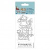 Sellos Acril Jolly Santa - Chimney