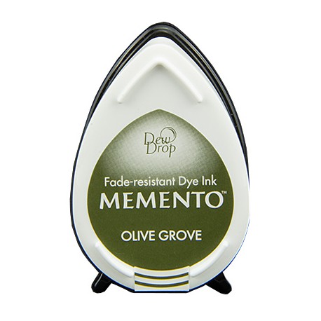 Tampón de tinta Memento Dew Drop Olive Grove de Tsukineko