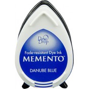 Tampón de tinta Memento Dew Drop Danube Blue de Tsukineko