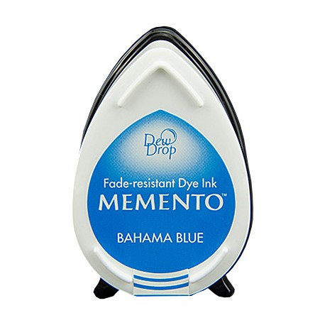 Tampón de tinta Memento Dew Drop Bahama Blue de Tsukineko