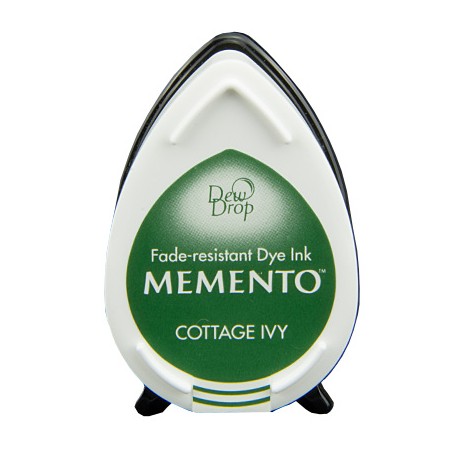 Tampón de tinta Memento Dew Drop Cottage Ivy de Tsukineko