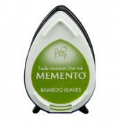 Tampón de tinta Memento Dew Drop Bamboo Leaves de Tsukineko