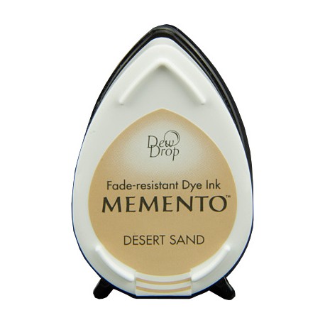 Tampón de tinta Memento Dew Drop Desert Sand de Tsukineko