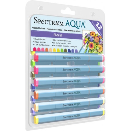 Spectrum Aqua Markers - Floral