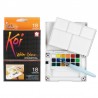 Set de 18 Acuarelas Koi